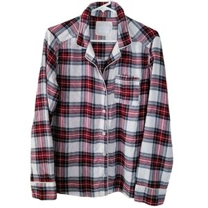 Abercrombie & Fitch Flannel Shirt Pajama Top